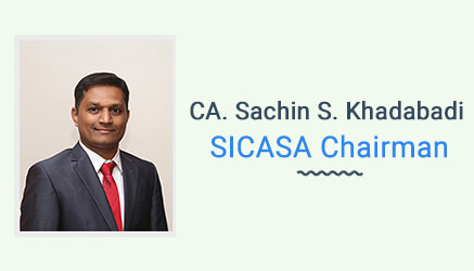 SICASA CHAIRMAN - CA. SACHIN S. KHADABADI