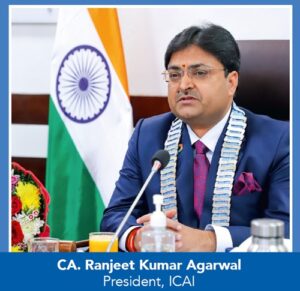 CA. Ranjeet Kumar Agarwal, President, ICAI